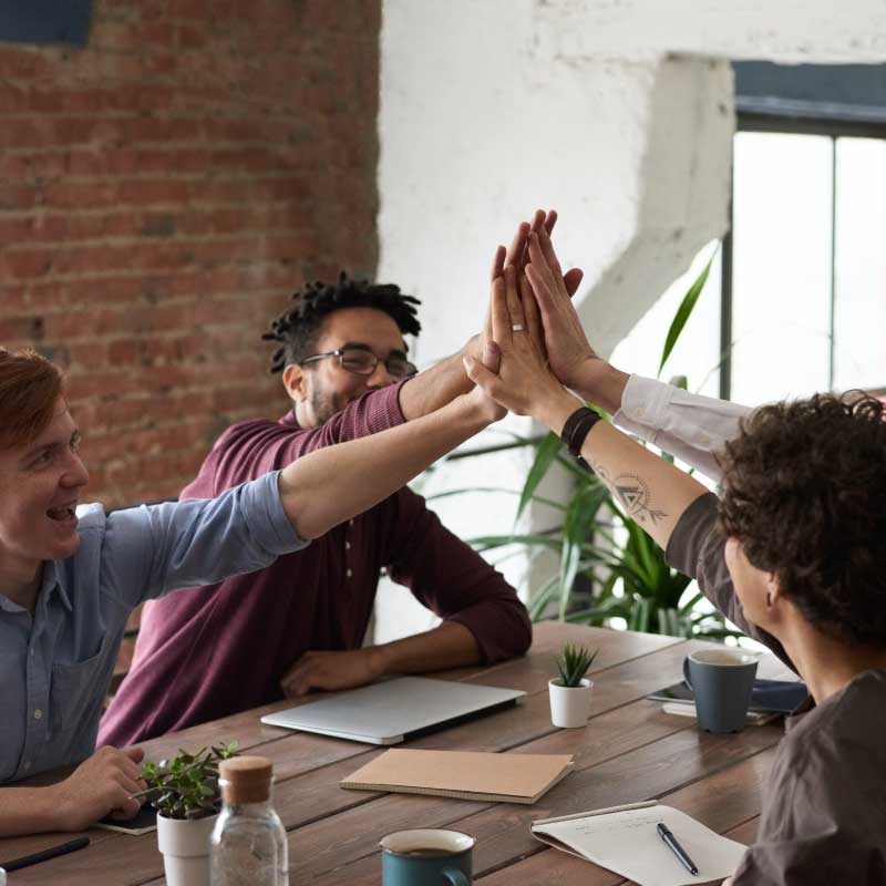 Photo of team of professionals