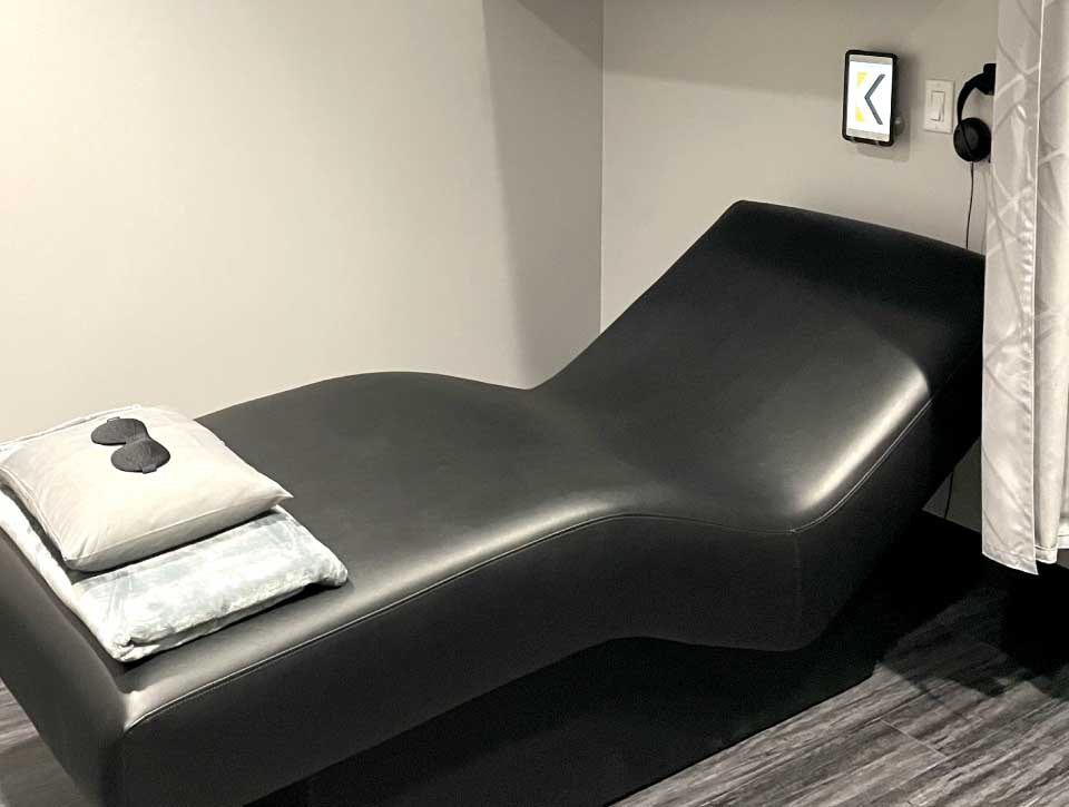 Photo of sound therapy bed