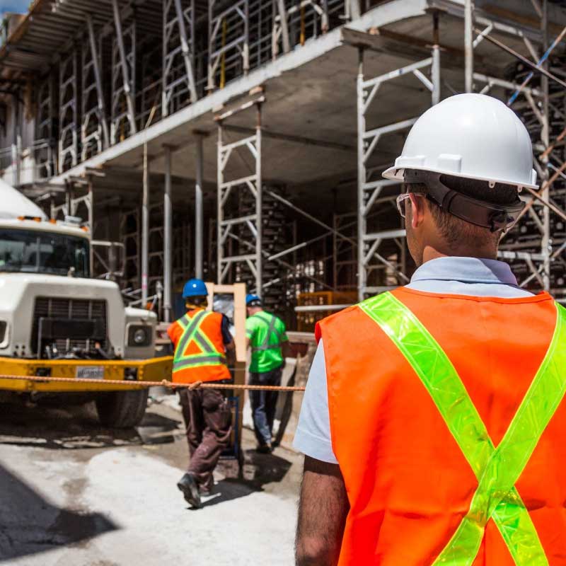 Photo of construction workers