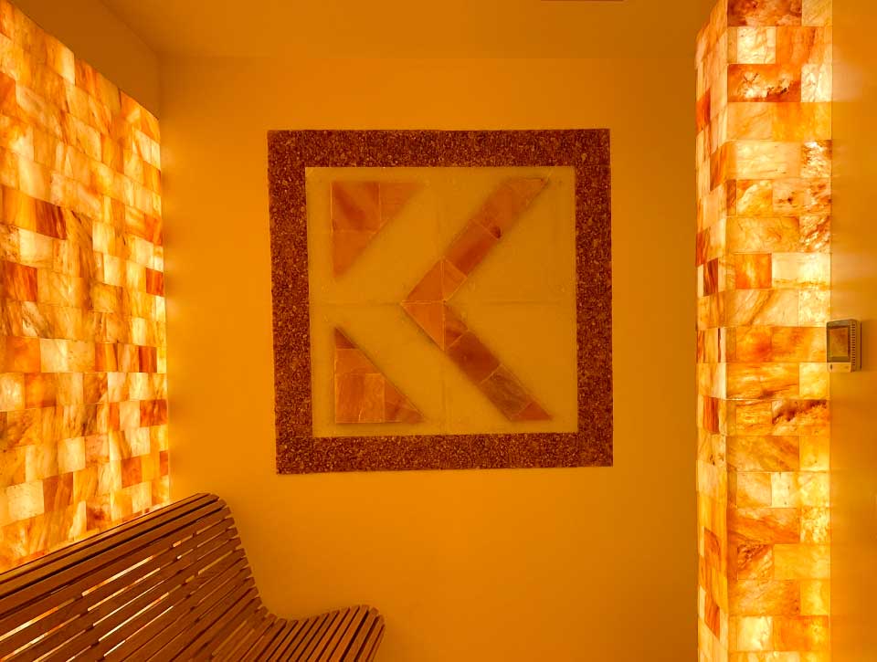 Photo of salt therapy room